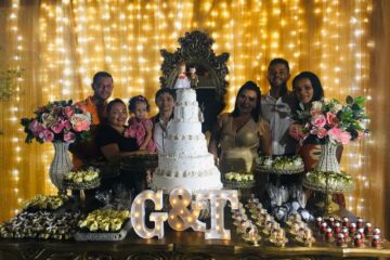 O casamento aconteceu na segunda-feira(27),em Serra do Ramalho.Foto:Bruno Wanderley