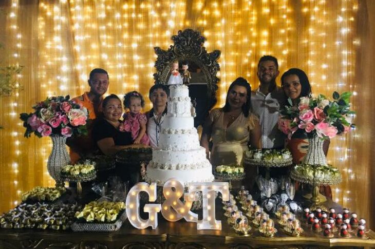 O casamento aconteceu na segunda-feira(27),em Serra do Ramalho.Foto:Bruno Wanderley