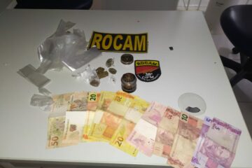 Drogas apreendida em Bom Jesus da Lapa,pela Polícia Militar.Foto:PM