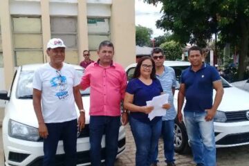 Veículos adquiridos pela prefeitura de Carinhanha.Foto: Duaci Santos