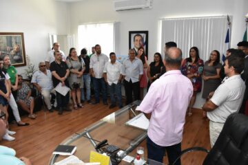 Cerimônia de posse dos conselheiros de Guanambi.Foto:ASCOM