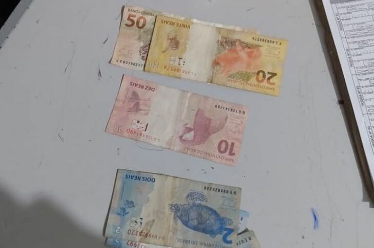 Material apreendido na cidade de São Felix do Coribe.Foto:PM