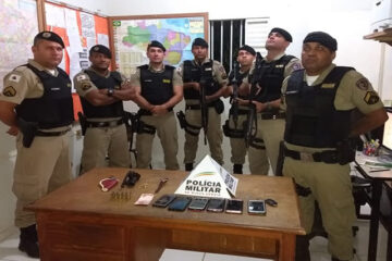 Polícia prende três pessoas em Miravãnia. Foot: reprodução do Nortícias.