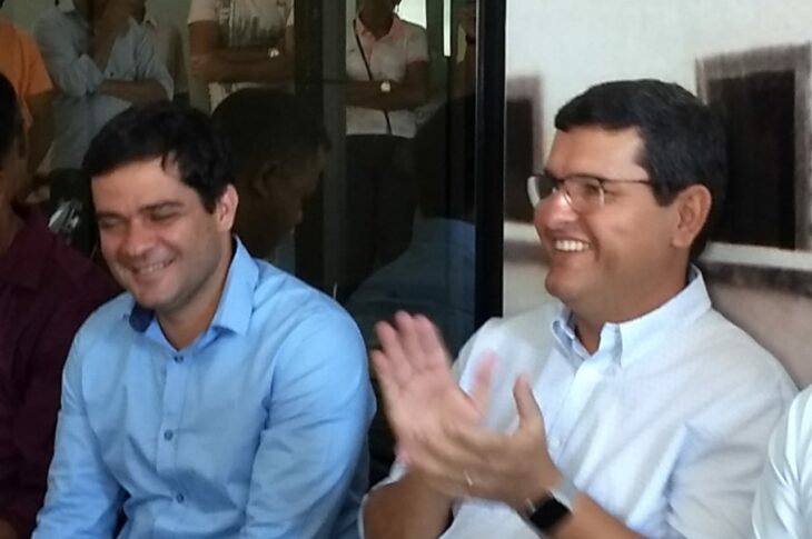 Prefeito de Guanambi reunido nesta segunda-feira(3),com o secretário de Agricultura, Pecuária, Irrigação, Pesca e Aquicultura .Foto: Willian Silva.