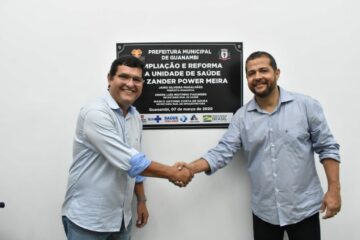 Inauguração da UBS em Guanambi.Jairo e André.