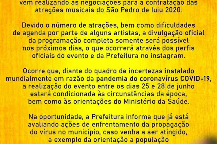 Nota de Esclarecimento