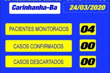 Secretaria de Carinhanha monitora quatro pessoas.Foto: Divulgação.
