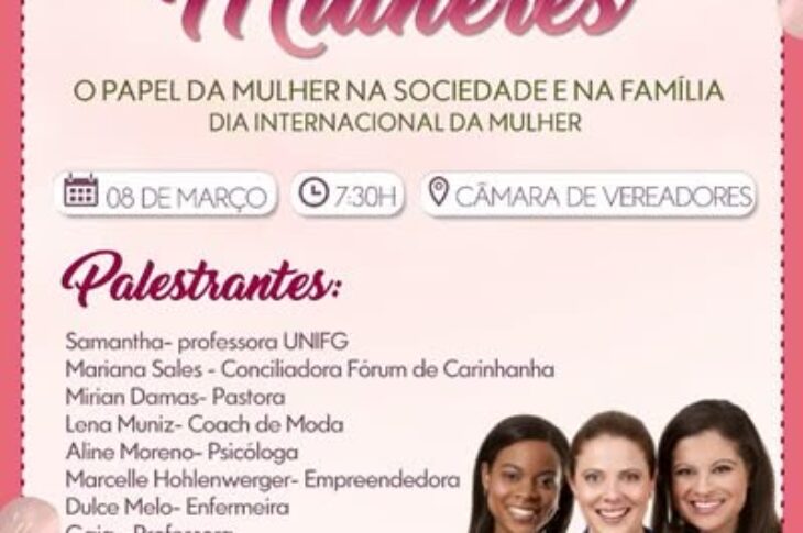 Evento em comemoração ao Dia Internacional da Mulher.Divulgação.