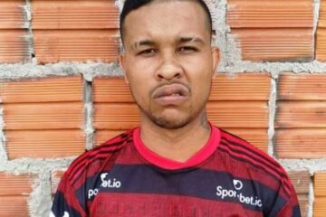 Luís André de Jesus Silva na tarde desta quarta-feira(25),em Caetité.Foto:PM