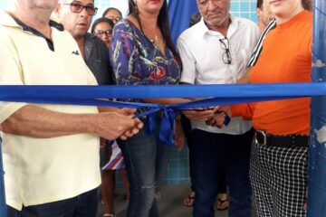Inauguração da quadra do Cheira Cabelo>Fotos: SEMEC