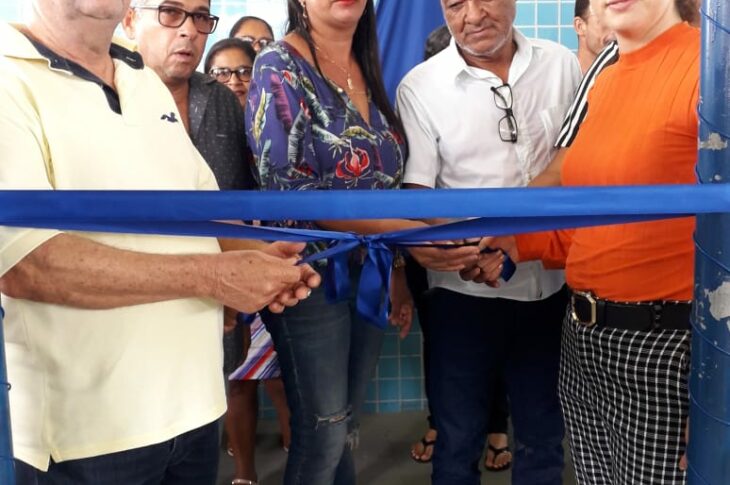 Inauguração da quadra do Cheira Cabelo>Fotos: SEMEC