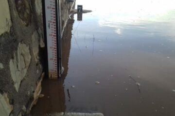 A cota do São francisco neste domingo é de 7,03.Foto: Zé Castor.