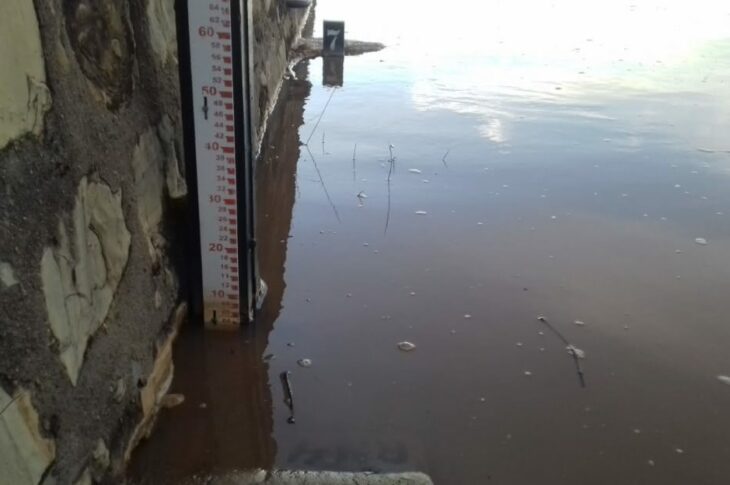 A cota do São francisco neste domingo é de 7,03.Foto: Zé Castor.