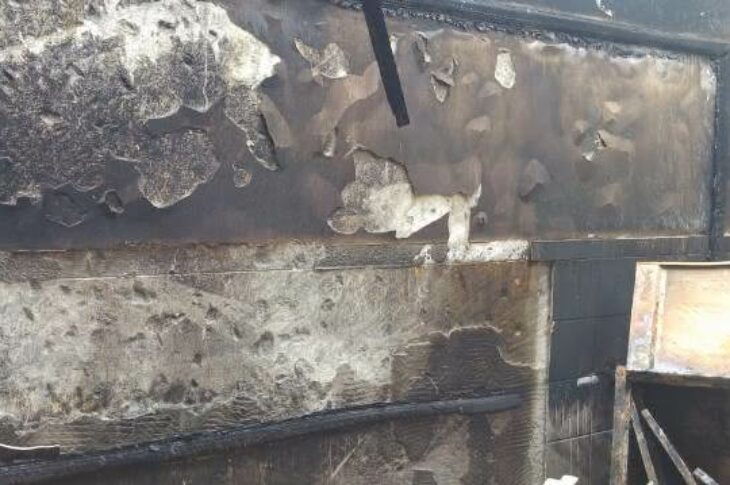 Vândalos coloca fogo em escola de Serra do Ramalho.Foto:rede social.