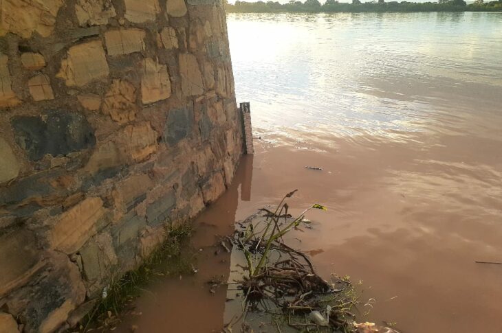 Nível do São Francisco chega a 5,53 metros.Foto: Zé Castor.