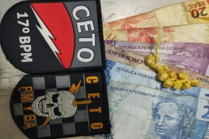 Drogas apreendidas em Guanambi.FotoPM