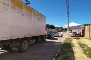 Barreira sanitária em Palmas de Monte Alto.Foto:divulgação.