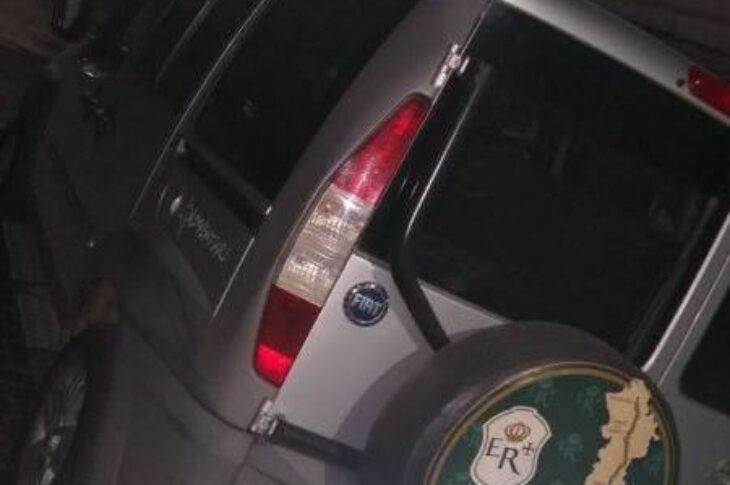 Carro é apreendido por infringir decreto anticovid-19 em Palmas de Monte Alto.Foto:Reprodução portal Vilson Nunes.