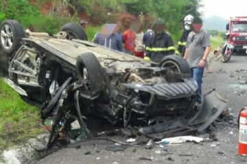 Edson Ramos Mascarenhas Júnior envolve em acidente na BR-119,em Manoel Vitorino. Foto: Reprodução