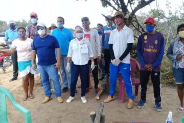 Equipe da Vigilância Sanitária de Malhada. Foto: reprodução.