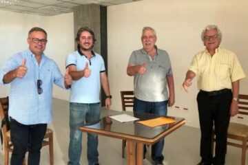 Felipe,Fabrício, Nilo e Luiz Mariano. Foto: reprodução.