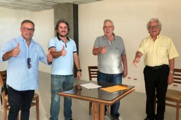 Felipe,Fabrício, Nilo e Luiz Mariano. Foto: reprodução.