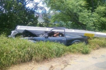 Estrada que liga Ceraíma ao Instituto Federal Baiano (IF baiano), em Guanambi.