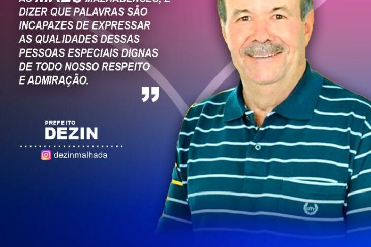 Mensagem do prefeito de Malhada
