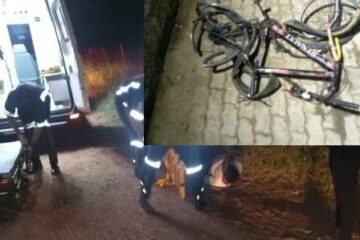 O ciclista foi atropelado na BR-030, em Guanambi. Foto: Smtran.