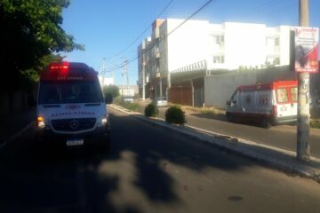 Acidente na Avenida Sandoval Moraes, em Guanambi. Foto: Smtran.