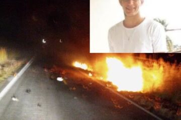 Duas pessoas morreram na BR-430 em Riacho de Santana. Foto: reprodução Whatsapp.