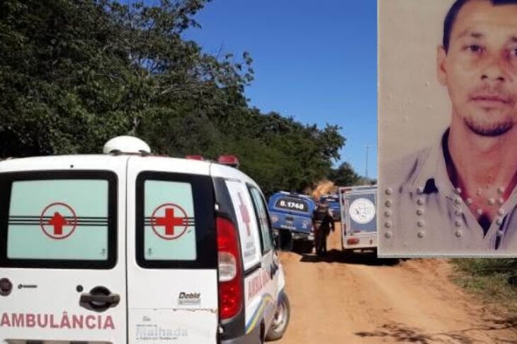 Assassinado a pauladas na zona rural de Malhada. Foto: divulgação.