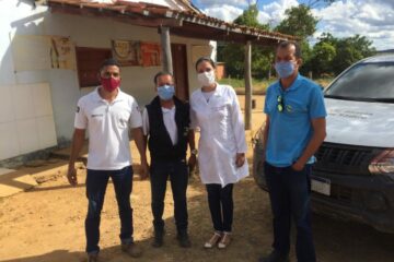 Equipe da Vigilância Sanitária. Foto: ASCOM.