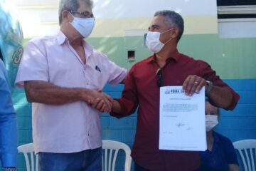 Ordem de serviço da construção do hospital de Feira da Mata. Foto: Duaci Santos.