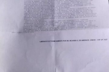 Resultado do exame negativo para Covid-19. Foto: divulgação.