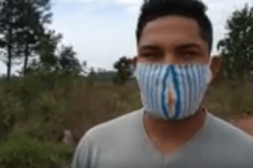 O malhadense Edione denunciou o trabalho escravo. Foto: reprodução do Perfil News.