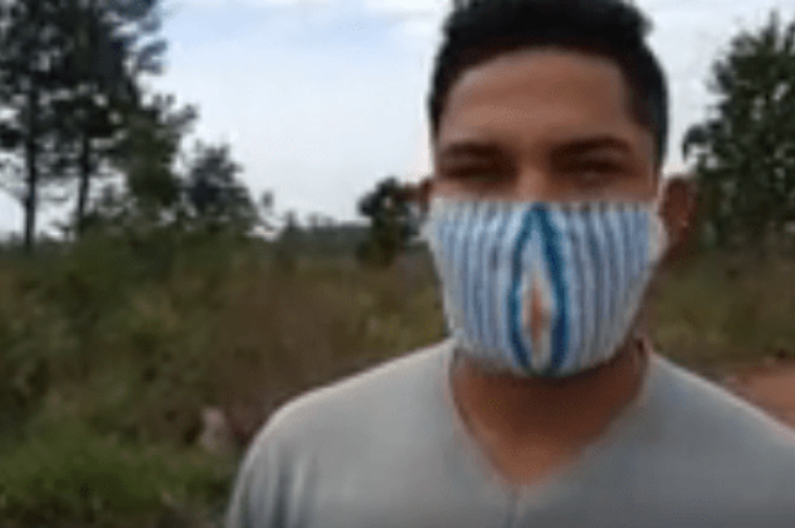 O malhadense Edione denunciou o trabalho escravo. Foto: reprodução do Perfil News.