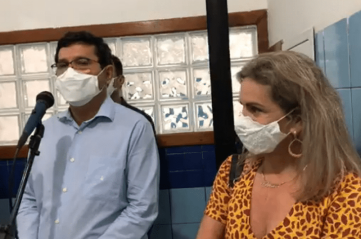 Inauguração do Hospital de Campanha