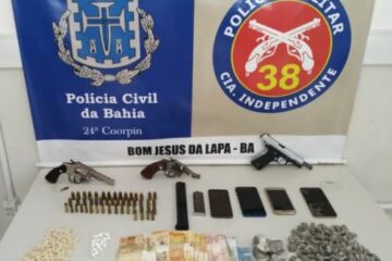 Homens morreram em confronto com a polícia em Bom Jesus da Lapa. Foto: 24ª Corpin.