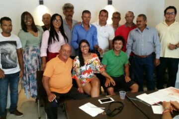 Lançamento da pré-candidatura de Jarbas Henrique, na manhã de sábado (27). Foto: divulgação.