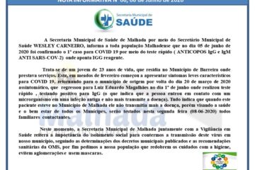 Boletim Epidemiológico da secretaria de Saúde. Foto: divulgação.
