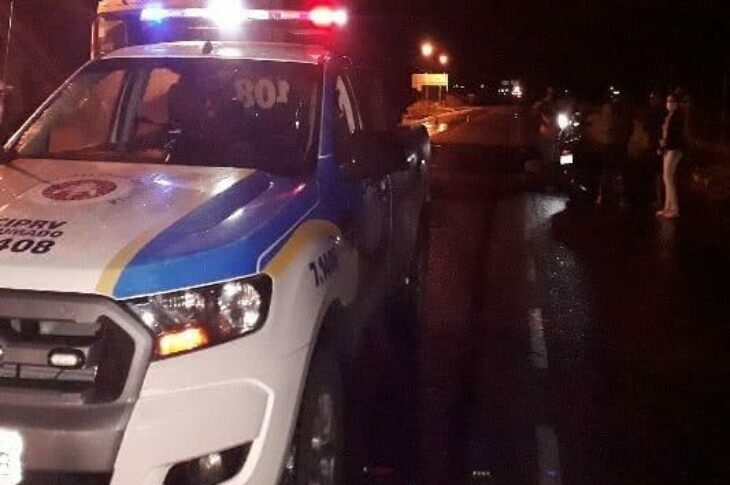 O corpo do motociclista foi levado ao IML de Brumado. Foto: reprodução Direto da Notícia