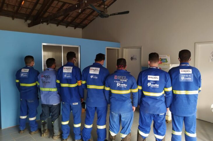 Funcionários da EPCL. Foto: divulgação.