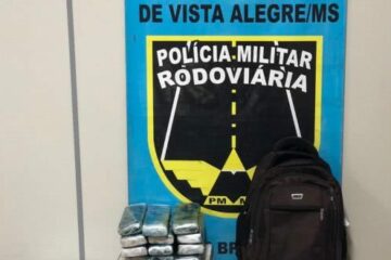 Carinhanhense foi preso com 10 quilos de maconha no Mato Grosso do Sul. Foto: reprodução Oestado Online.