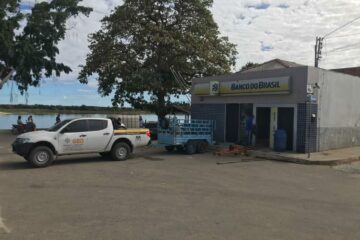 Empresa realizada estudo de solo na agência em Malhada. Foto: rede social.