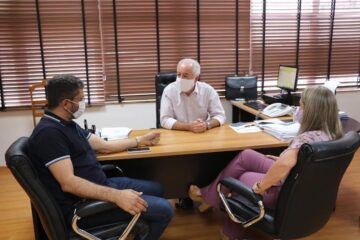 Reinaldo, Marcus e Ivana Bastos, durante audiência em Salvador.