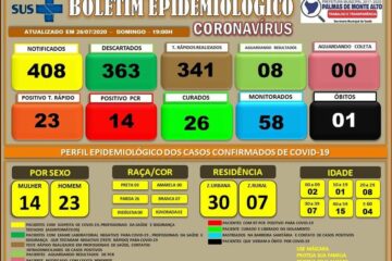 Boletim epidemiologist de Palmas de Monte Alto