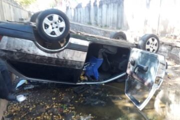 O acidente ocorreu no Canal da Feira em Guanambi. Foto: Smtran.