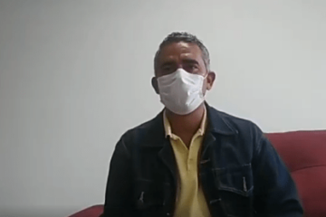 Pronunciamento do prefeito de Feira da Mata