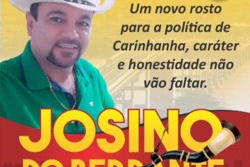 Josino lança pré-candidatura a vereador em Carinhanha. Foto: divulgação.